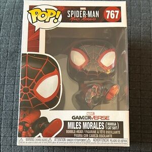 Funko Pop Spider-Man Miles Morales in Black and Red